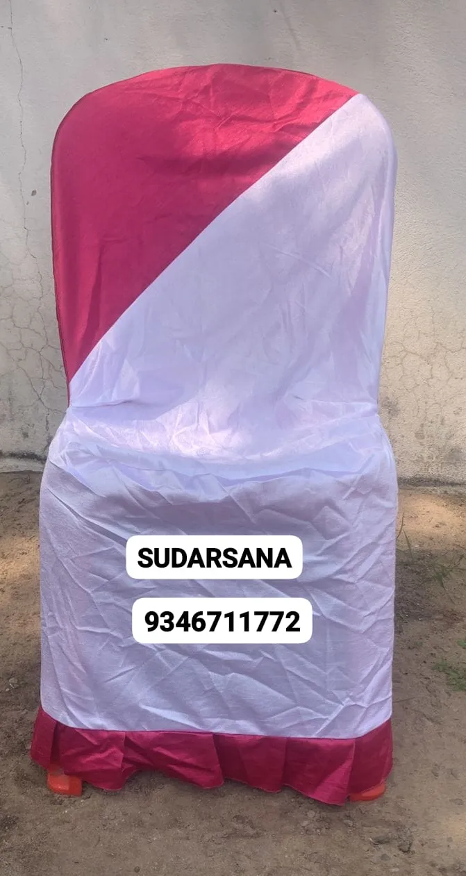 Chair cover for party hall decoration