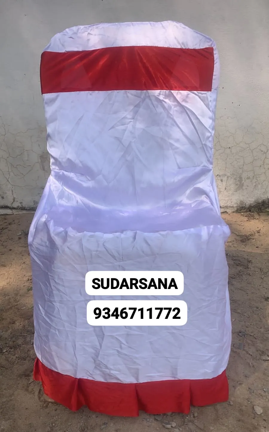 Event chair cover decoration